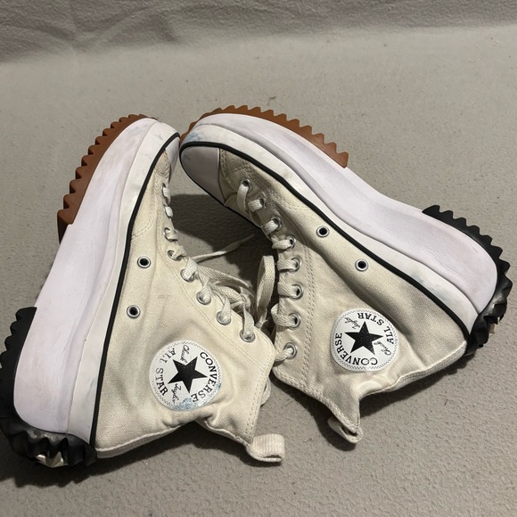 Converse Run Star Hike Platform Unisex High Top Sneakers White M 6.5 W 8 - Picture 7 of 10